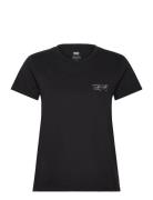 The Perfect Tee Shimmer Bw Out Tops T-shirts & Tops Short-sleeved Black LEVI´S Women