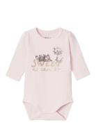 Nbfjessi Disney Ls Body Wdi Bodies Long-sleeved Pink Name It