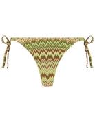 Alcapulco High Leg T Swimwear Bikinis Bikini Bottoms Side-tie Bikinis Green Hunkemöller