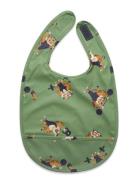 Pu Bib - Aop Baby & Maternity Baby Feeding Bibs Sleeveless Bibs Green CeLaVi