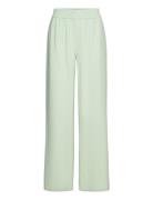 Vmcarmen Hw Wide Pull-On Pant Noos Bottoms Trousers Wide Leg Green Vero Moda