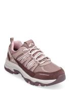 Womens Relaxed Fit Trego Lookout Point Waterproof Sport Sneakers Low-top Sneakers Burgundy Skechers