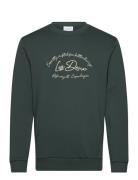 Camden Sweatshirt Tops Sweatshirts & Hoodies Sweatshirts Green Les Deux