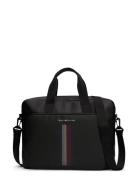 Th Foundation Computer Bag Computertaske Taske Black Tommy Hilfiger