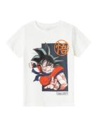 Nkmjimmo Dragonball Ss Top Box Noos Vde Tops T-Kortærmet Skjorte White Name It