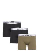 Boxerbr 3P Bold Boxershorts Black BOSS