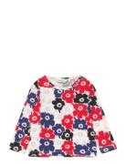 Ouli Unikko I Tops T-shirts Long-sleeved T-Skjorte Multi/patterned Marimekko