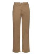 Silas Classic Trousers Bottoms Trousers Chinos Beige Double A By Wood Wood