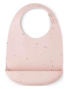 Silik Hagesmæk Confetti Pudder Baby & Maternity Baby Feeding Bibs Sleeveless Bibs Pink D By Deer