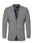 Slhslim-Elon Blz Flex B Noos Suits & Blazers Blazers Single Breasted Blazers Grey Selected Homme