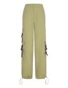 Nmknox Hw Cargo Pants Wvn Bottoms Trousers Cargo Pants Khaki Green NOISY MAY