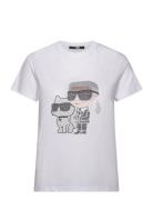 Ikonik 2.0 Rs T-Shirt Tops T-shirts & Tops Short-sleeved White Karl Lagerfeld