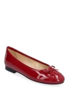 Oriana Onix Red Leather Ballet Flats Ballerinasko Ballerinaer Red ALOHAS