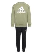 Lk Bos Jog Fl Sets Sweatsuits Green Adidas Sportswear