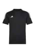 Tiro23 Club Training Jersey Men Tops T-Kortærmet Skjorte Black Adidas Performance