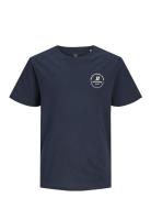 Jjeswift Tee Ss Noos Jnr Tops T-Kortærmet Skjorte Navy Jack & J S