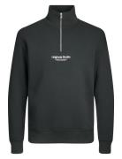 Jorvesterbro Sweat Quarter Zip Hn Noos Tops Sweatshirts & Hoodies Sweatshirts Black Jack & J S