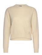 2/15 Wl/Ny/Cash Rws-Lsl-Plo Tops Knitwear Jumpers Beige Polo Ralph Lauren