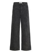 Elijah - Denim Stripes Bottoms Jeans Straight-regular Grey Day Birger Et Mikkelsen