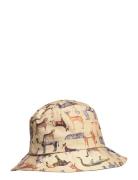 Summer Bucket Hat - Aop Accessories Headwear Hats Bucket Hats Beige Mikk-line