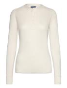 Cotton Henley Shirt Tops T-shirts & Tops Long-sleeved White Polo Ralph Lauren