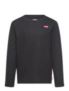 Levi's® Thermal Crew Knit Top Tops T-shirts Long-sleeved T-Skjorte Black Levi's