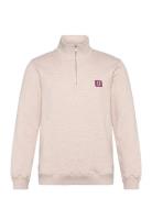 Piece Half-Zip Sweatshirt 2.0 Tops Sweatshirts & Hoodies Sweatshirts Cream Les Deux
