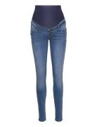 Mlmila Slim Medium Blue Jeans A. Noos Bottoms Jeans Slim Blue Mamalicious
