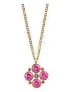 Maude Sg Fruit Accessories Jewellery Necklaces Chain Necklaces Pink Dyrberg/Kern