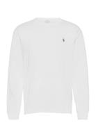 Classic Fit Heavyweight Jersey T-Shirt Tops T-Langærmet Skjorte White Polo Ralph Lauren