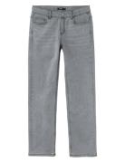 Nlftariannes Dnm Lw Straight Pant Noos Bottoms Jeans Regular Jeans Grey LMTD