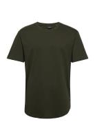 Onsmatt Longy Ss Tee Noos Tops T-Kortærmet Skjorte Green ONLY & SONS