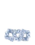 Silk Scrunchies 4 Cm Sky Blue Accessories Hair Accessories Scrunchies Blue Cloud & Glow