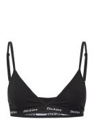 Dickies Triangle Bralette Lingerie Bras & Tops Soft Bras Bralette Black Dickies