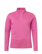 Lds Colinas Longsleeve Sport Sweatshirts & Hoodies Fleeces & Midlayers Pink Abacus