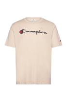 Ss Tee Sport T-Kortærmet Skjorte Beige Champion