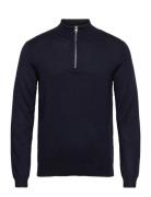 Onswyler Life Reg 14 Half Zip Knit Noos Tops Knitwear Half Zip Jumpers Black ONLY & SONS