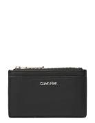 Ck Must Cardholder Bags Card Holders & Wallets Card Holder Black Calvin Klein