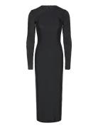 Stretchy Maxi Dress Maxikjole Festkjole Black ROTATE Birger Christensen