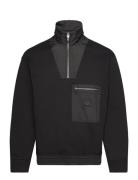 Sweatshirt Tops Sweatshirts & Hoodies Sweatshirts Black Armani Exchange