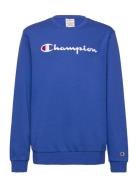 Crewneck Sweatshirt Tops Sweatshirts & Hoodies Sweatshirts Blue Champion