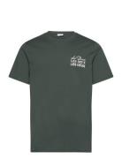 Triple T-Shirt Tops T-Kortærmet Skjorte Green Les Deux