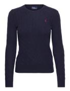 Cable-Knit Wool-Cashmere Sweater Tops Knitwear Jumpers Navy Polo Ralph Lauren