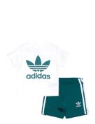 Short Tee Set Sets Sets With Short-sleeved T-shirt Blue Adidas Originals