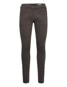 Anbass Trousers Slim Hyperflex Colour Xlite Bottoms Trousers Casual Grey Replay