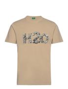 Lolland Tee Tops T-Kortærmet Skjorte Beige H2O