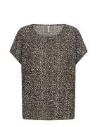 Sc-Fleur Tops T-shirts & Tops Short-sleeved Multi/patterned Soyaconcept