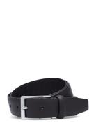 Semi Formal Leather Belt Accessories Belts Classic Belts Black Anderson's