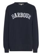 Barbour Northumb Sweat Tops Sweatshirts & Hoodies Sweatshirts Navy Barbour