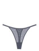 Triumph Signature Sheer String G-streng Undertøj Blue Triumph